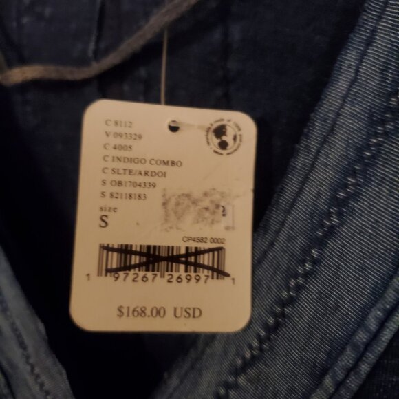 Free People Heritage Hero Tee Women's S Oversized Blue NWT Stars 4th Of July - Picture 5 of 9